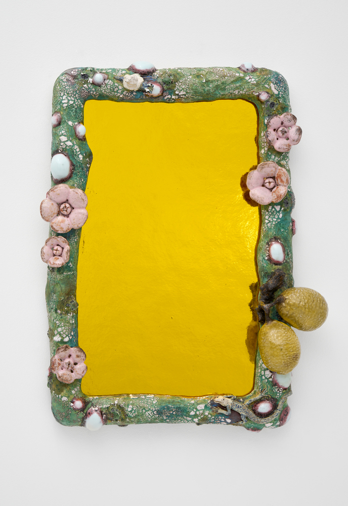 Obscure Mirror (Blooming Landscape with Lemons and Citron Glass), 2022