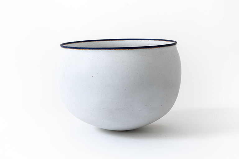 A large white stoneware bowl, 2000