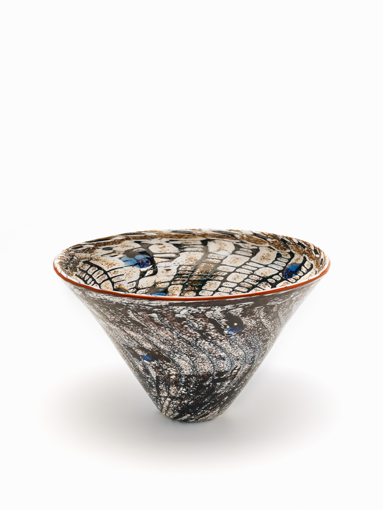 Murrine sporgenti in blu, 2001